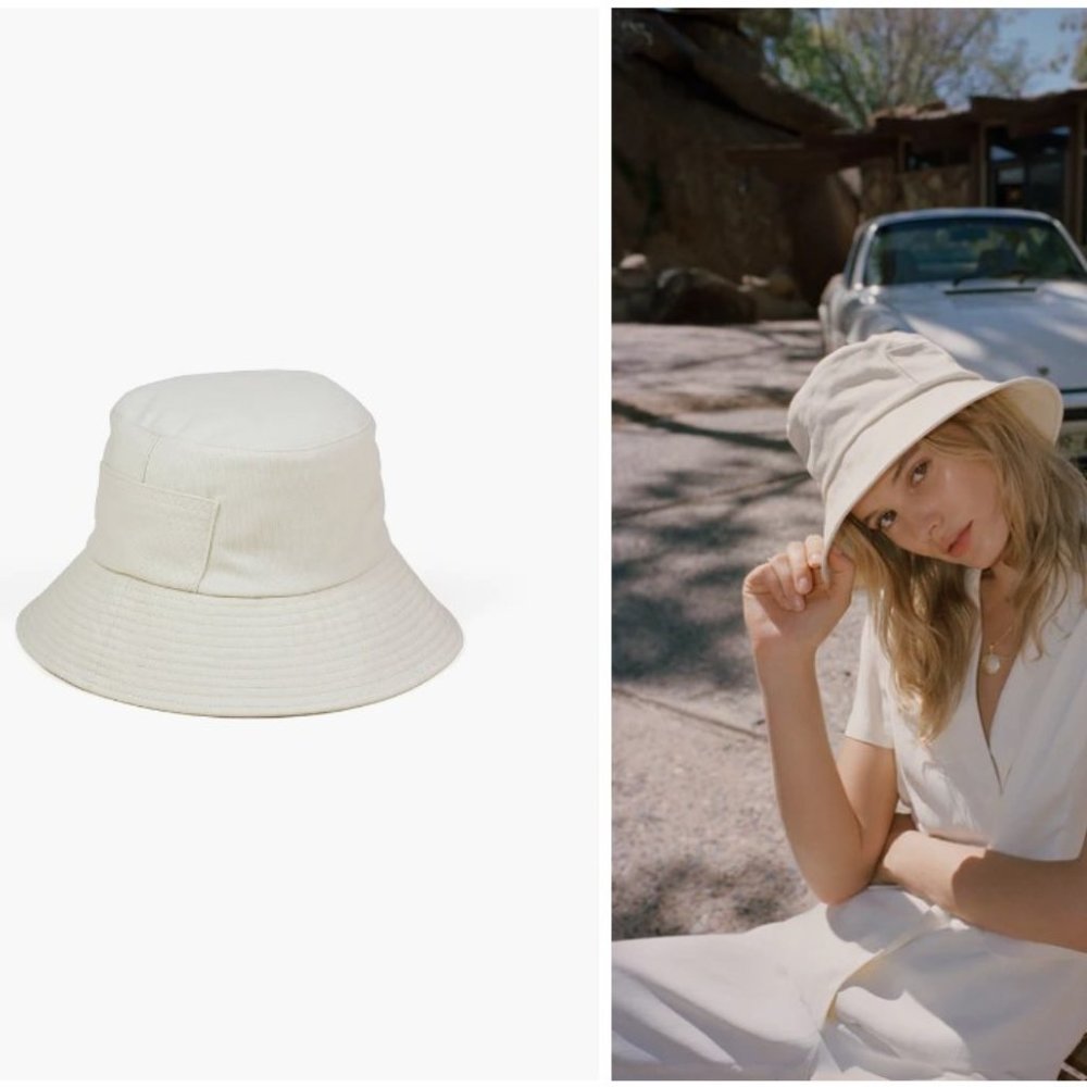 Lack of Color WAVE BUCKET HAT - BEIGE M/L